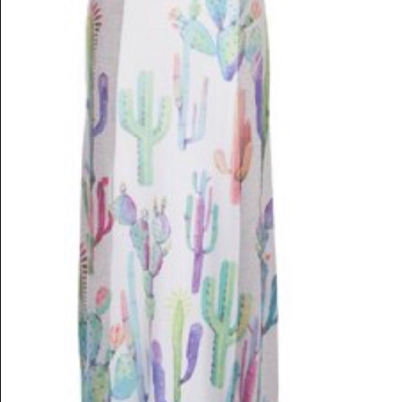 Brand new Watercolour Cactus print Maxi Skirt SM - Picture 3 of 3